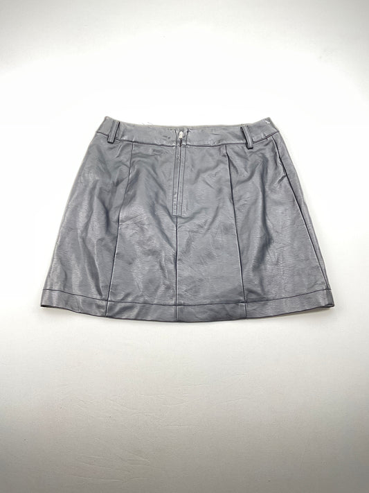 Falda Leder Negro Forever 21