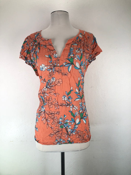 Blusa Naranja Floral St John's Bay