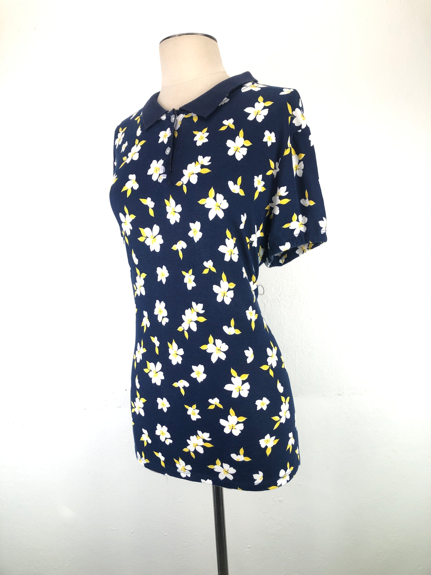 Camiseta Azul marino de Flores Croft Barrow