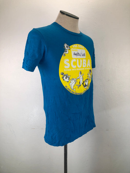 Camiseta Azul Gildan