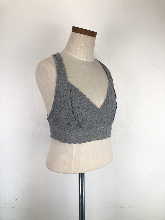 Blusita Gris Floral Aerie