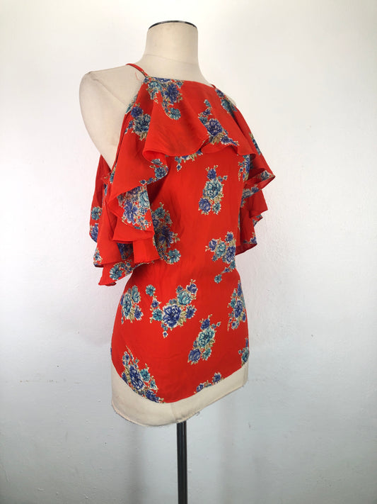 Blusa Naranja de Flores Story