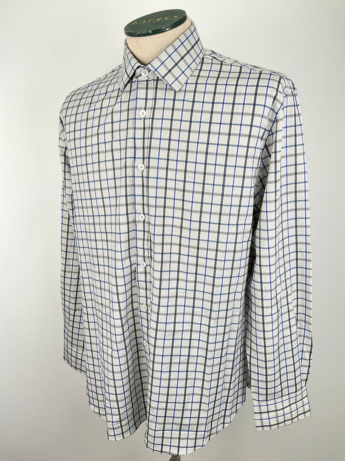 Camisa Gris de Cuadro Society of Threads