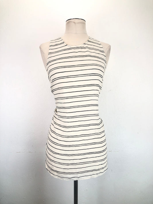 Blusa Blanco de Rayas Who What Wear