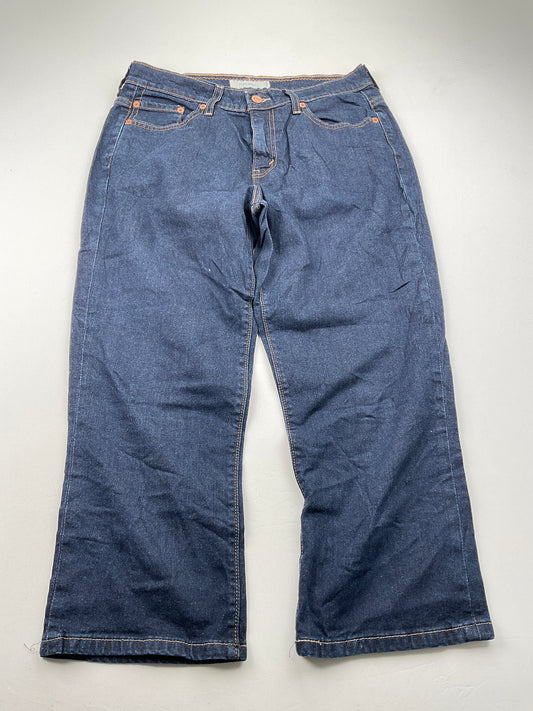 Pantalon Capri Jeans Azul Levis