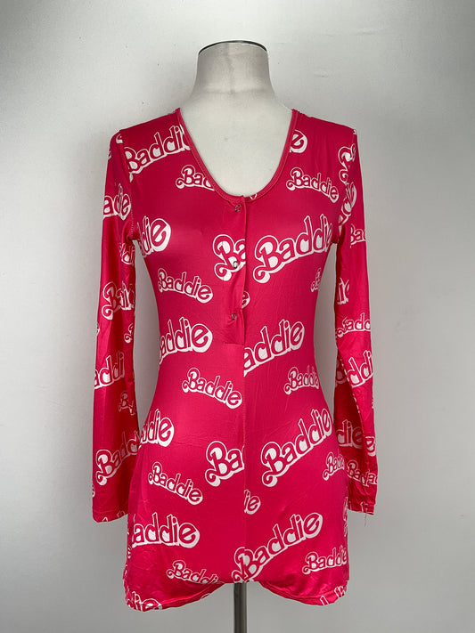 Enterizo Rosado Baddie