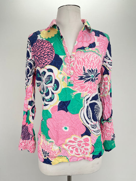 Camisa Rosado Floral Talbots