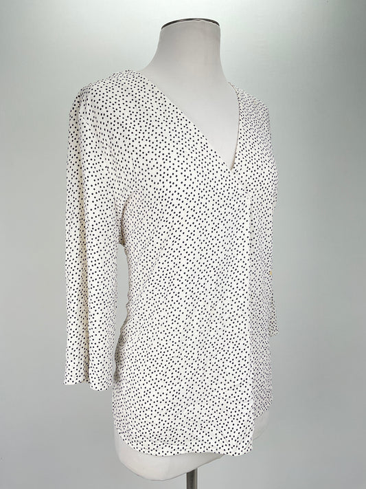 Blusa Crema de Lunares Ann Taylor