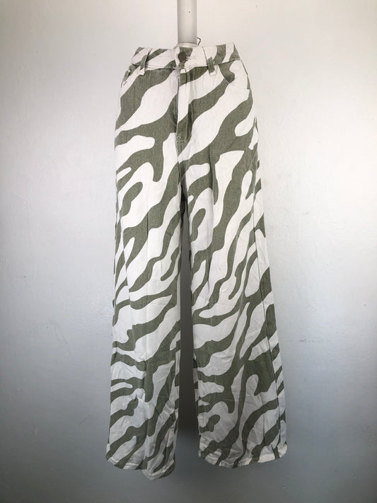 Pantalon Verde de Guadia Mom Jeans Shein