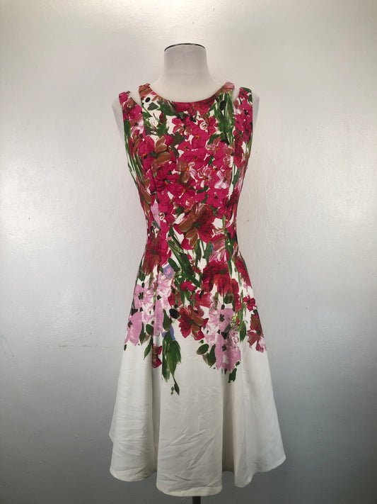 Vestido Rosado Floral Rozali