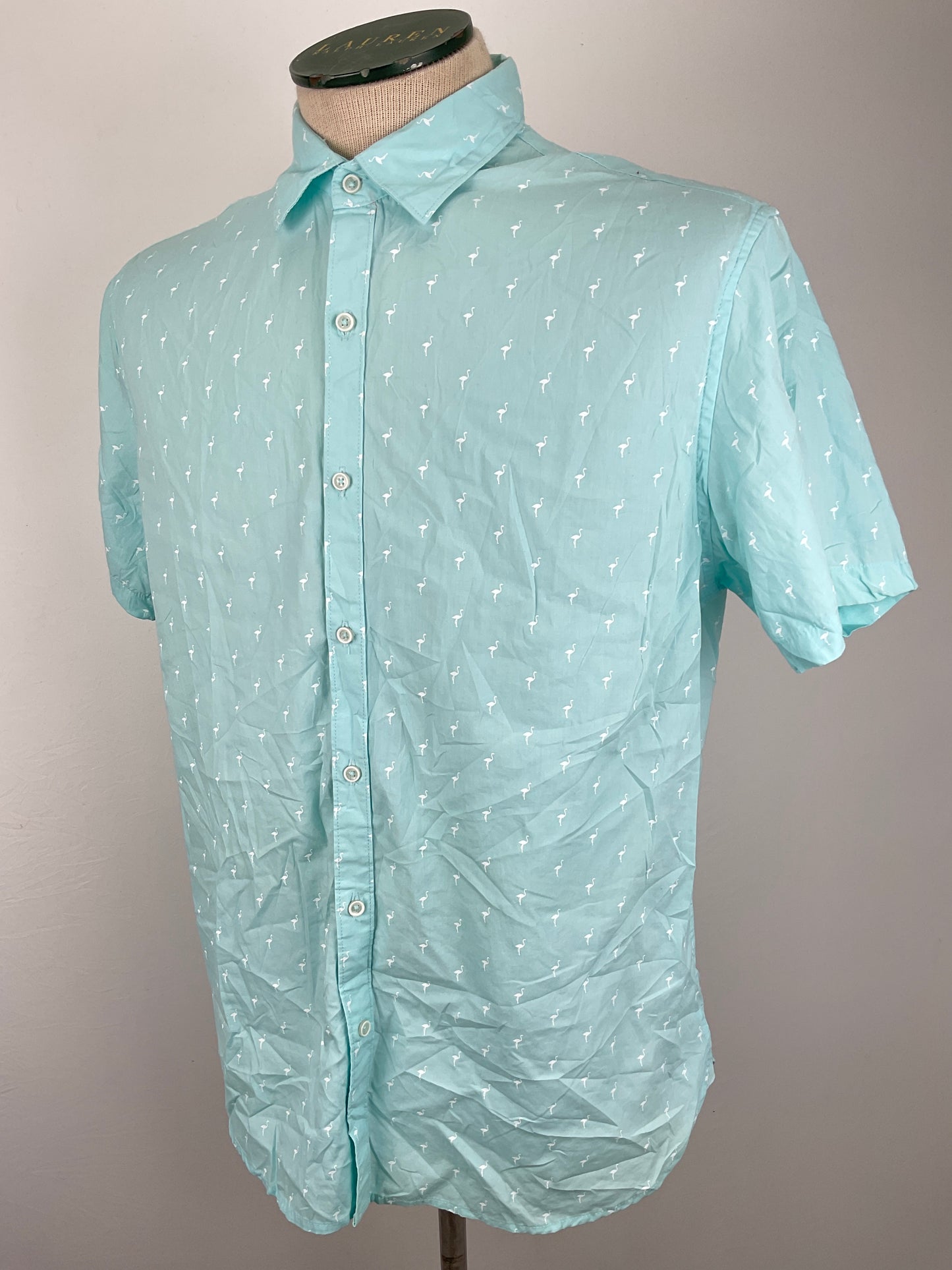 Camisa Azul claro Denim Flower