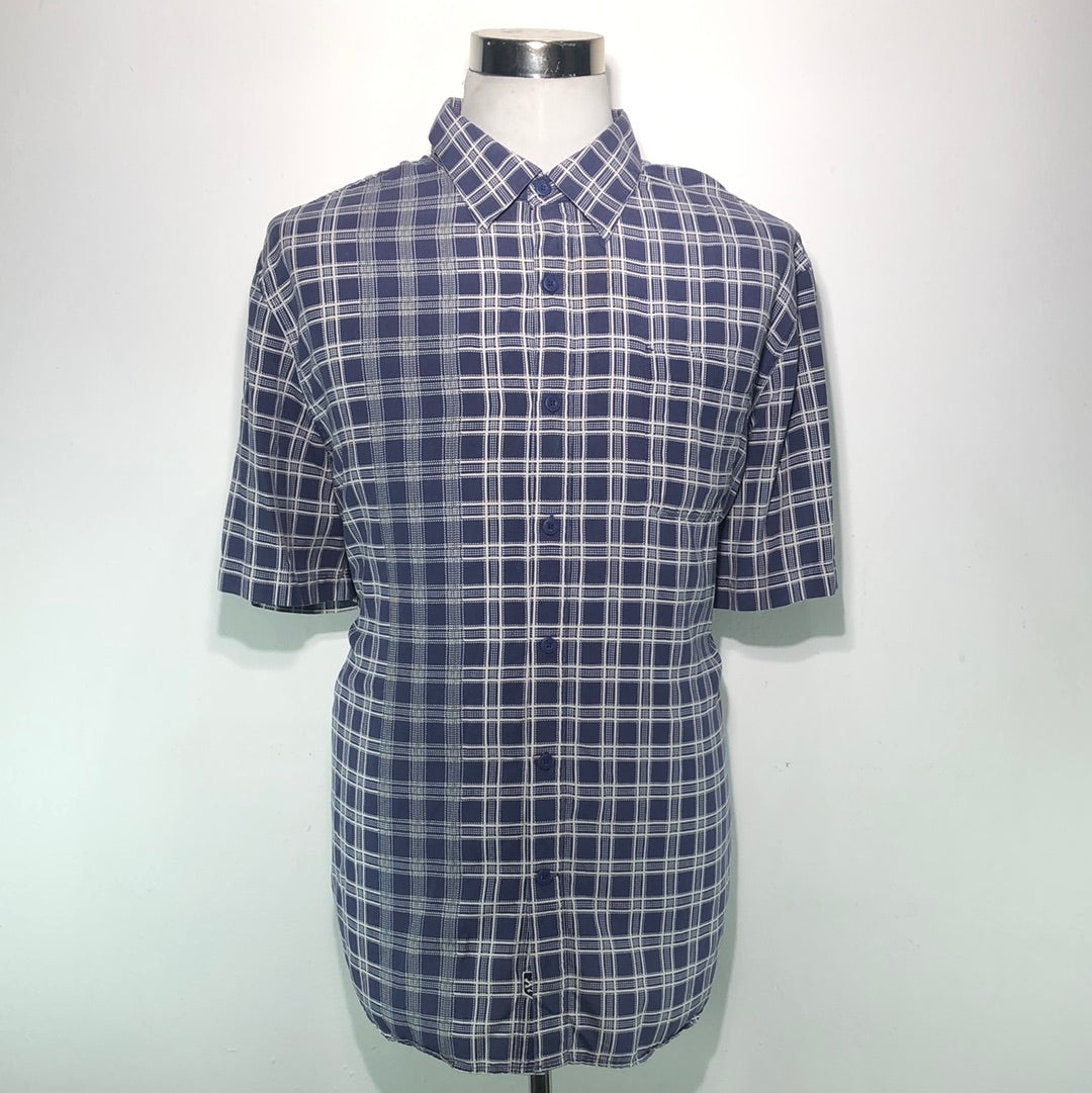 Camisa Azul de Cuadro Nat Nats