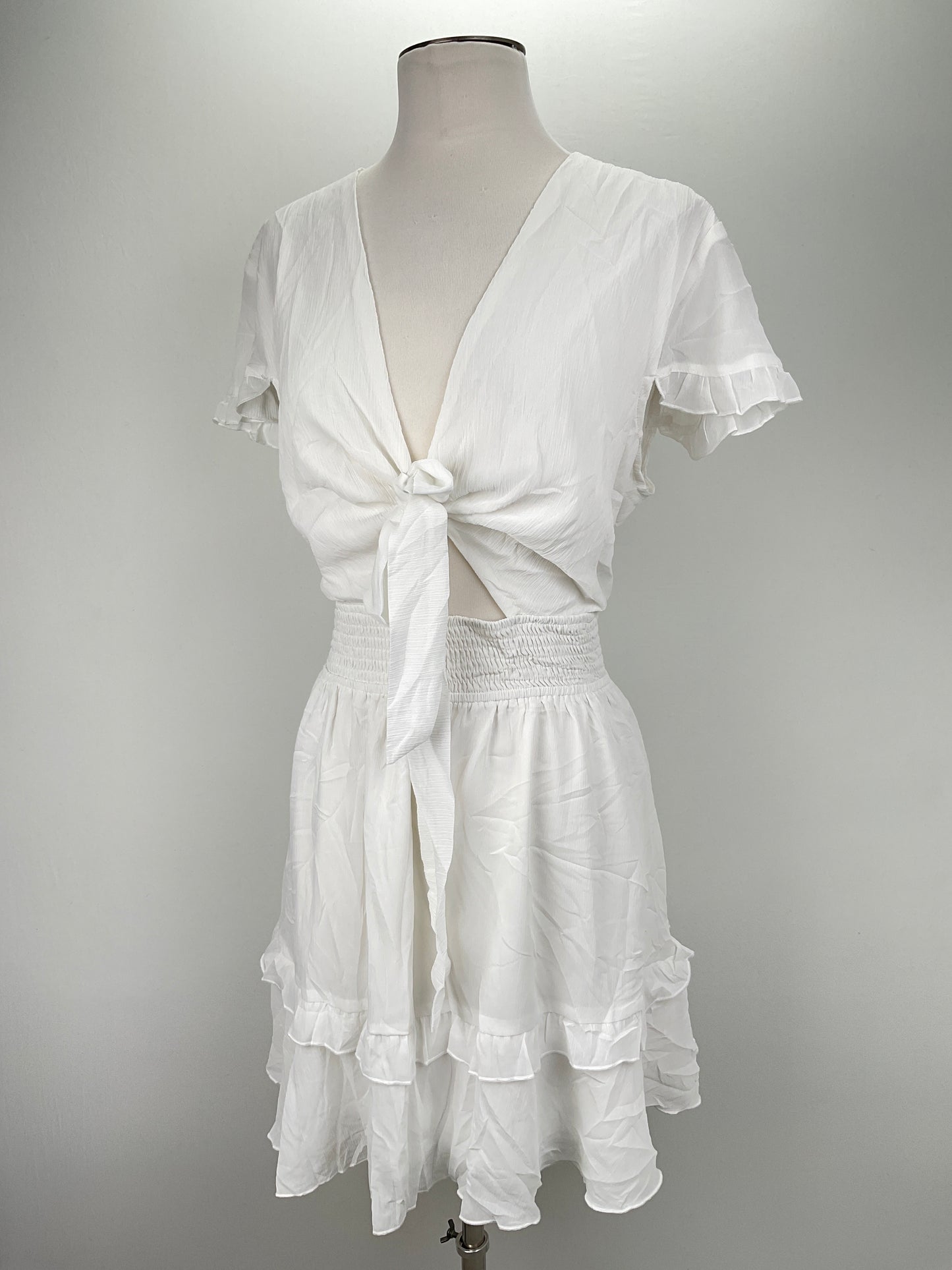Vestido Blanco Pretty Garden Chic