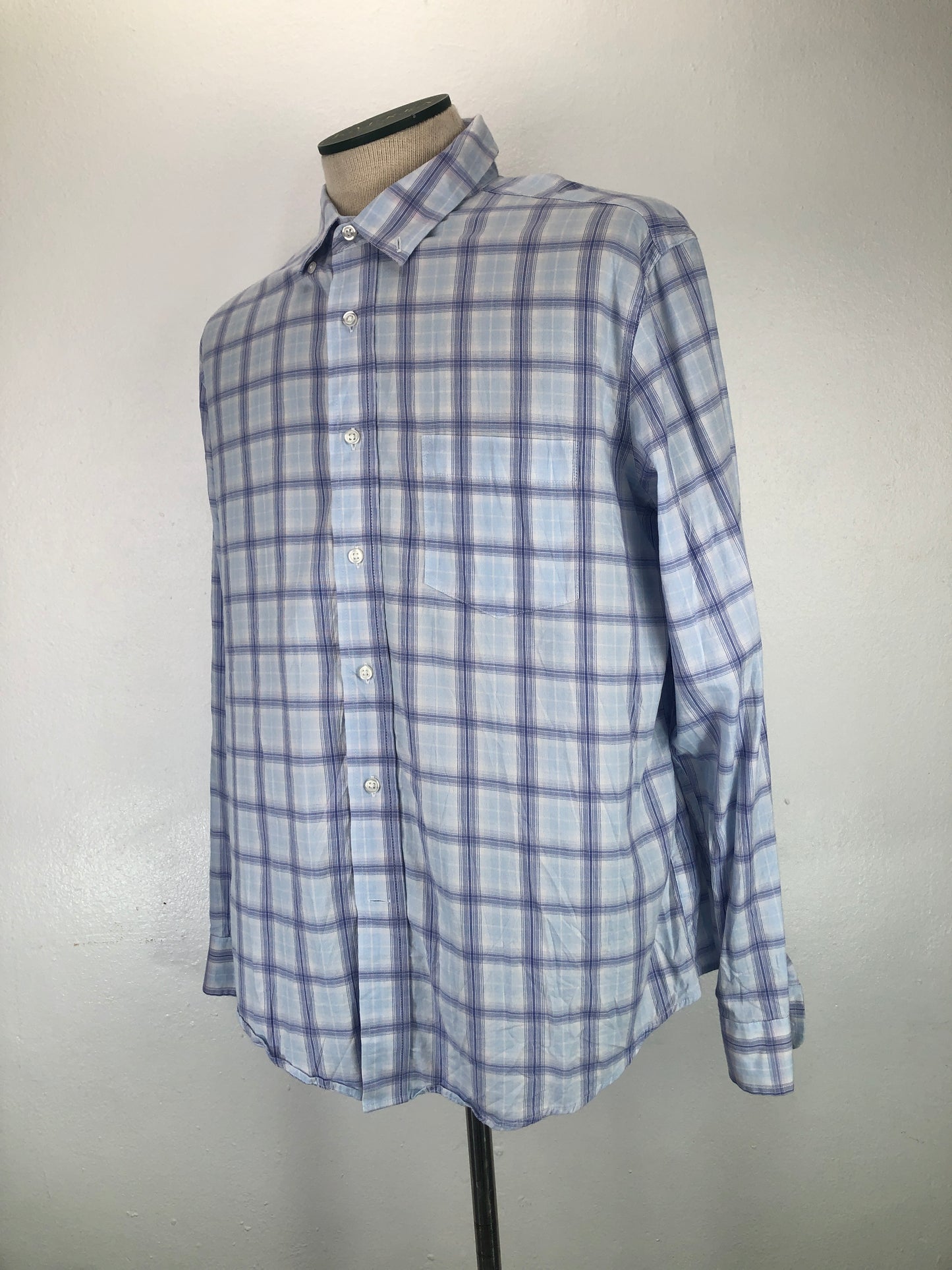 Camisa Azul claro de Cuadro George