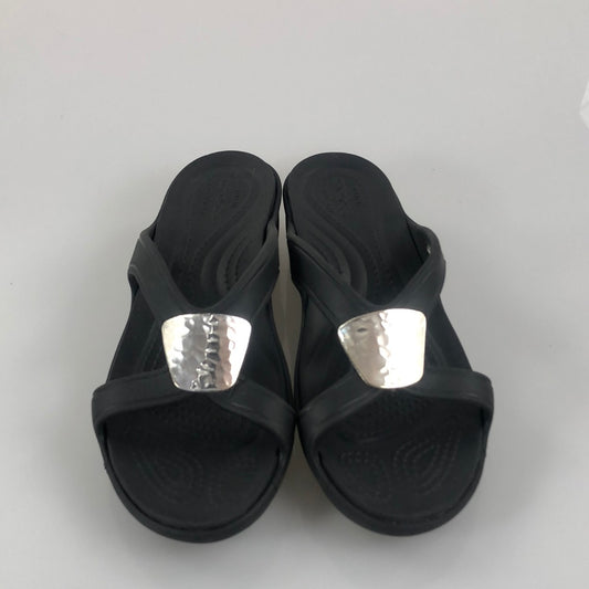 Sandalias negro Crocs