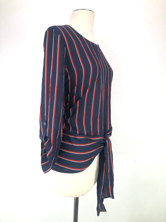 Blusa Azul oscuro de Rayas Maurices