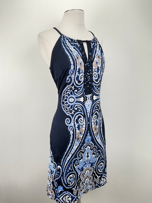 Vestido Azul marino Floral International Concepts