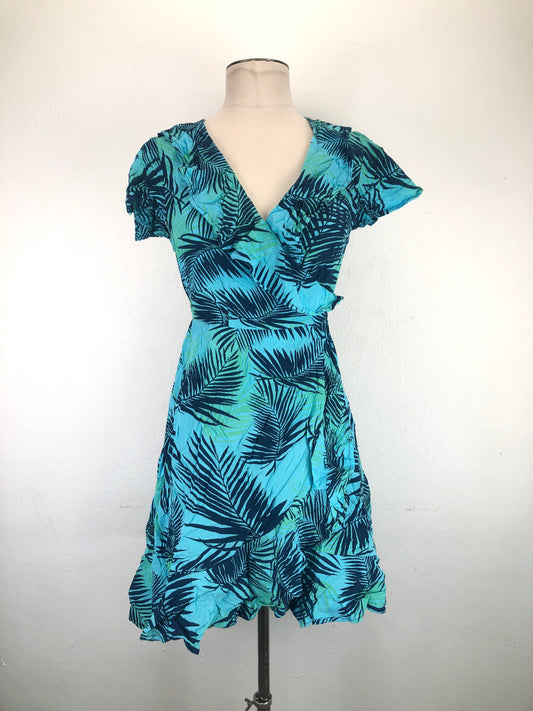 Vestido Azul claro Floral Amorawa