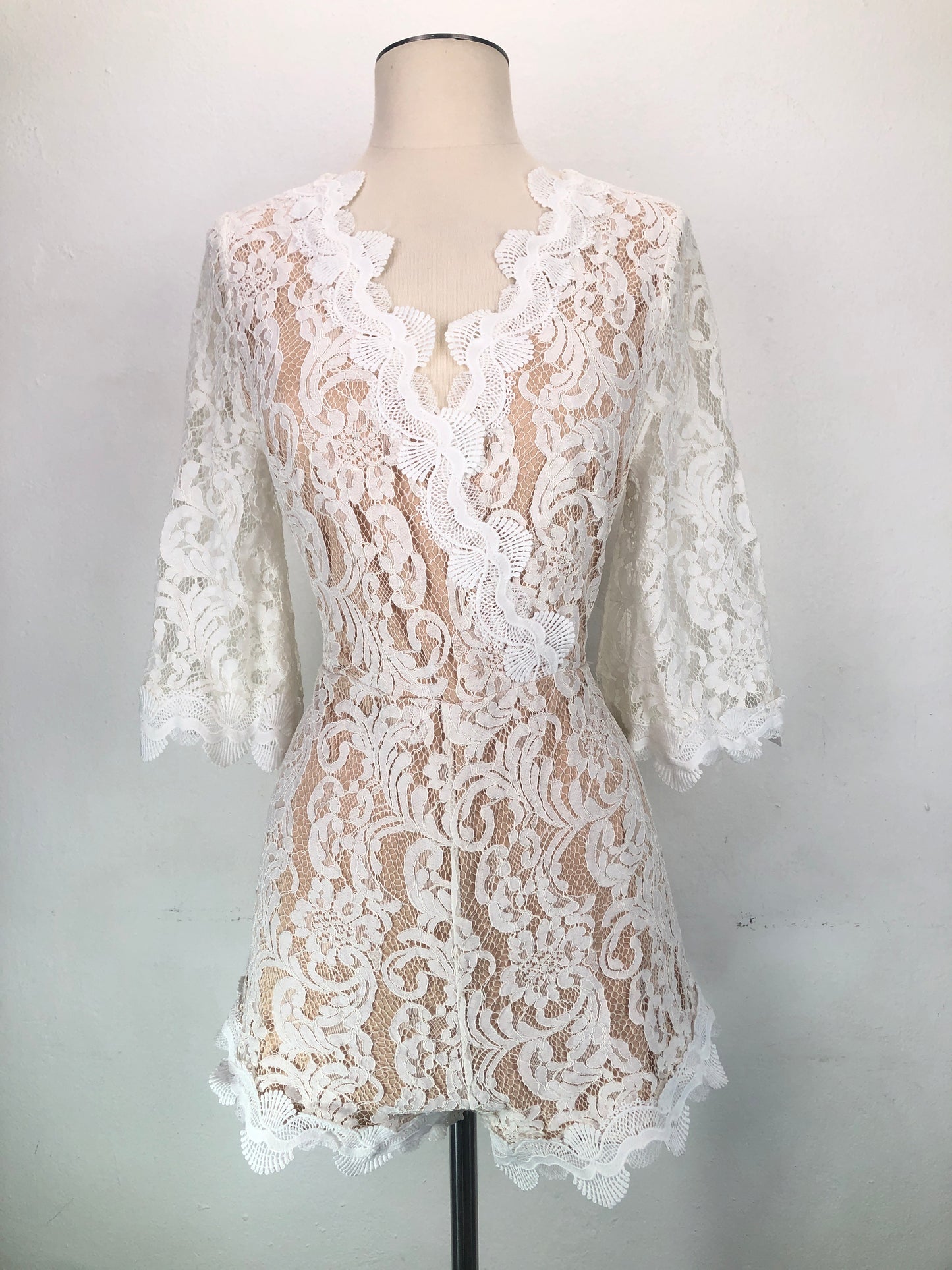 Enterizo Blanco Fashion Nova