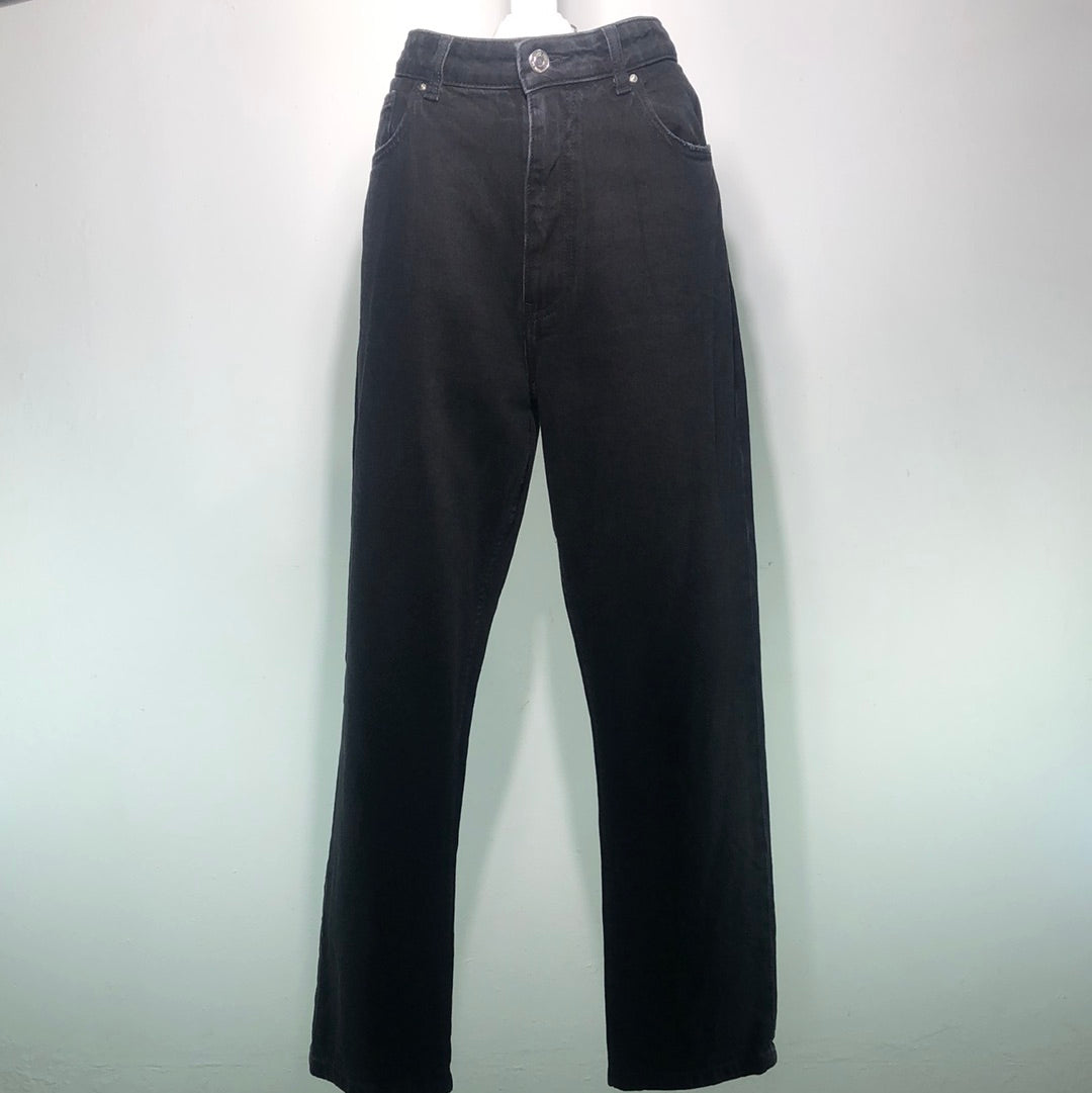 Pantalon Jeans Negro Zara