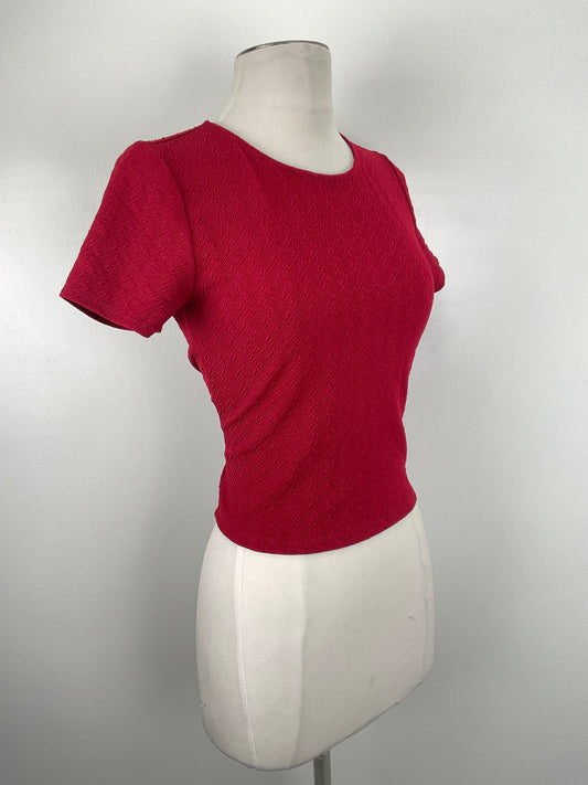 Blusa Rojo Vino Forever 21