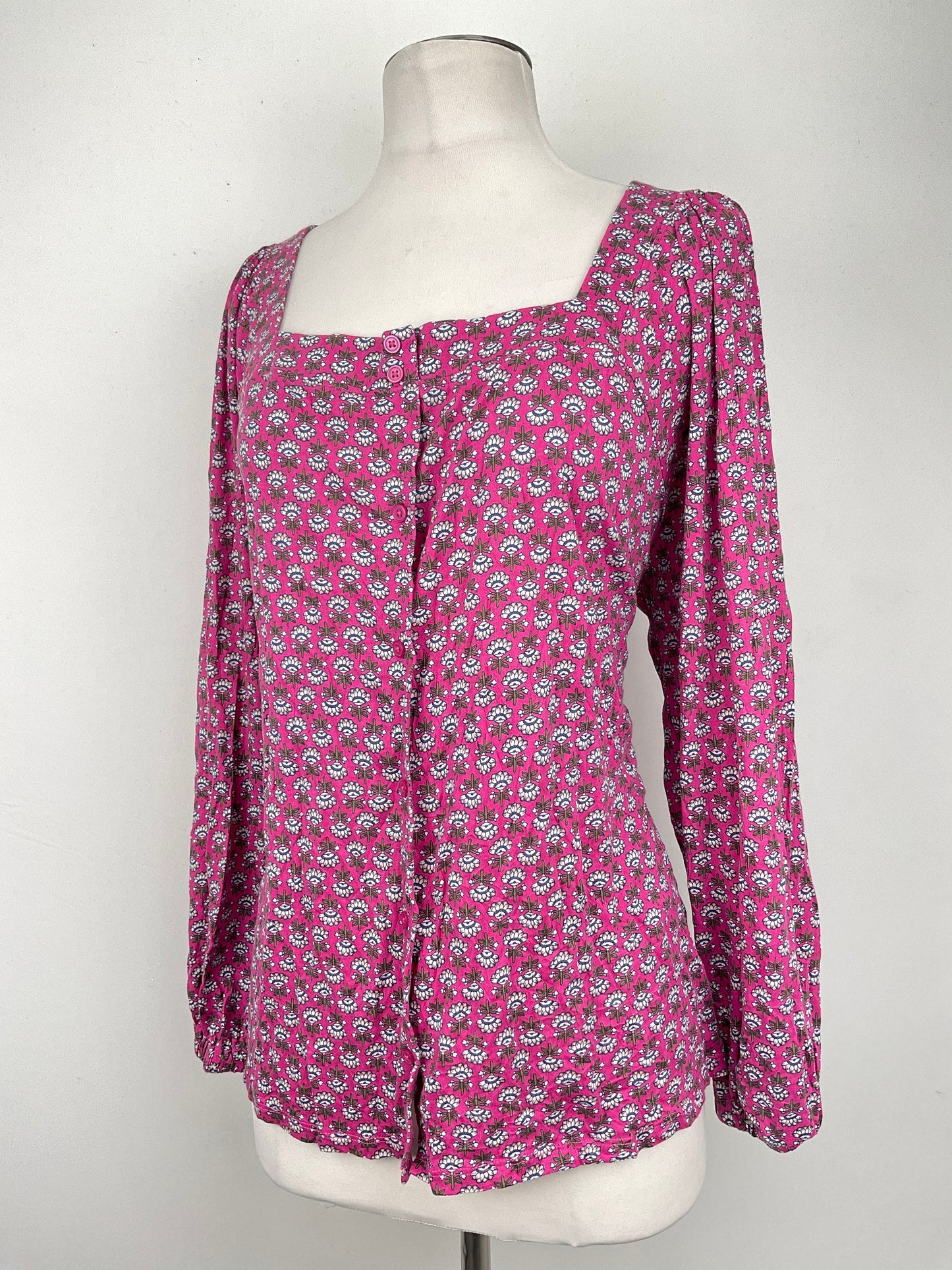 Blusa Rosado Floral Variangis