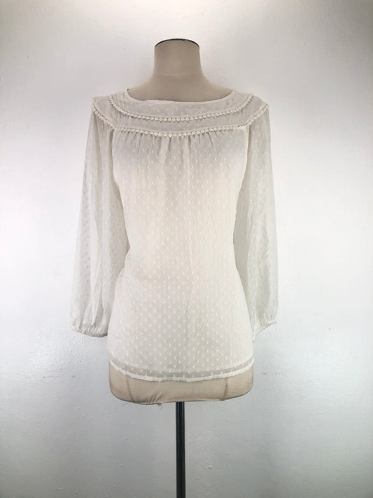 Blusa Beige de Lunares Loft