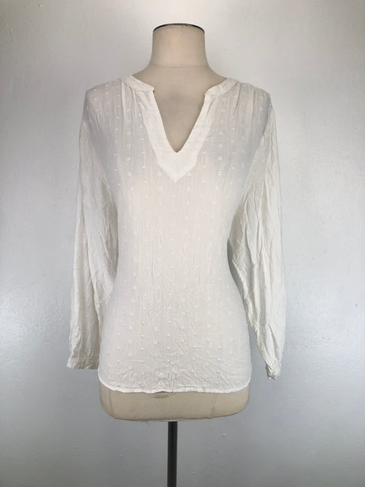 Camisa Blanco de Lunares Old Navy