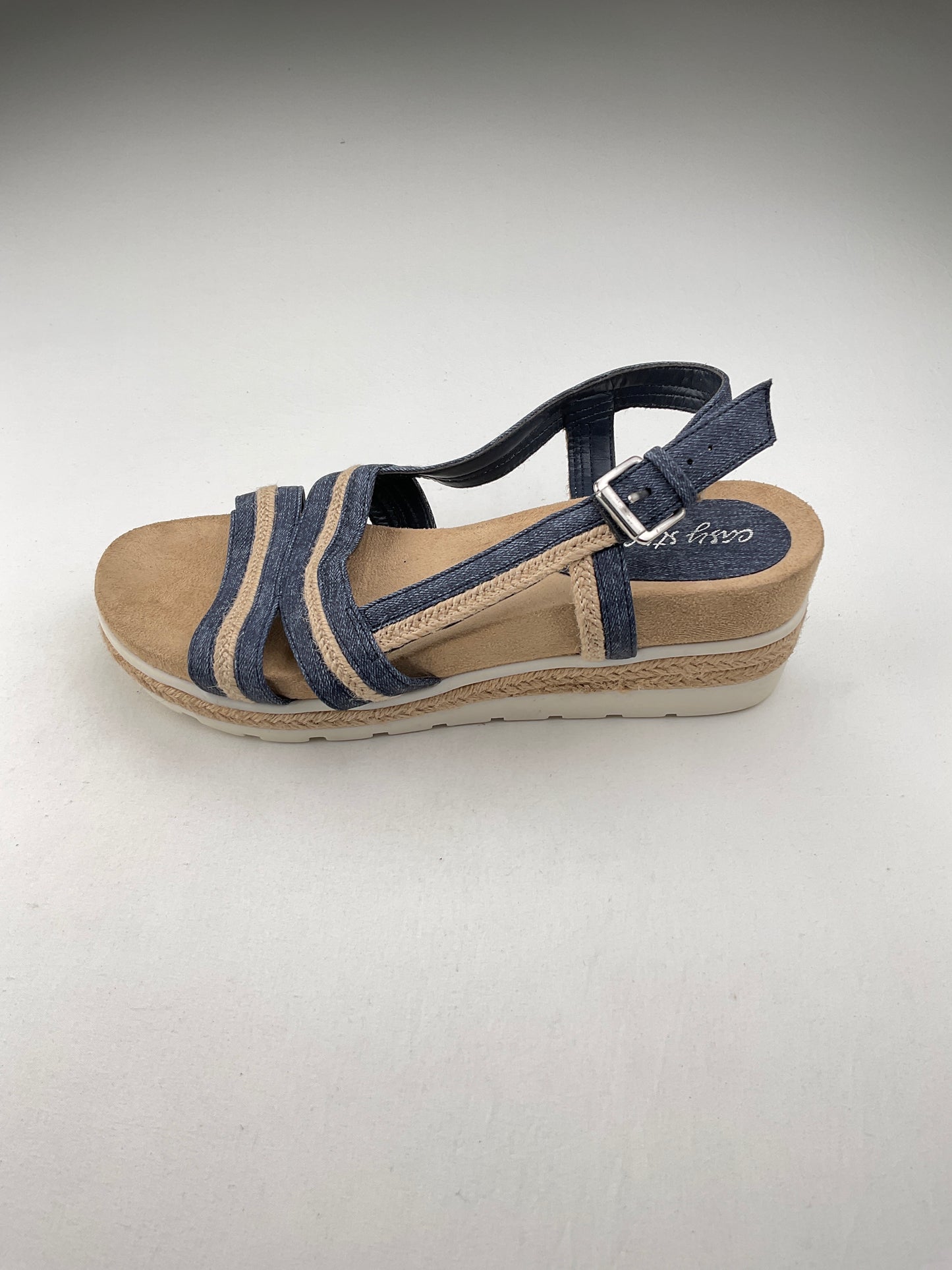 Zapatilla Gris Plataforma Easy Streets