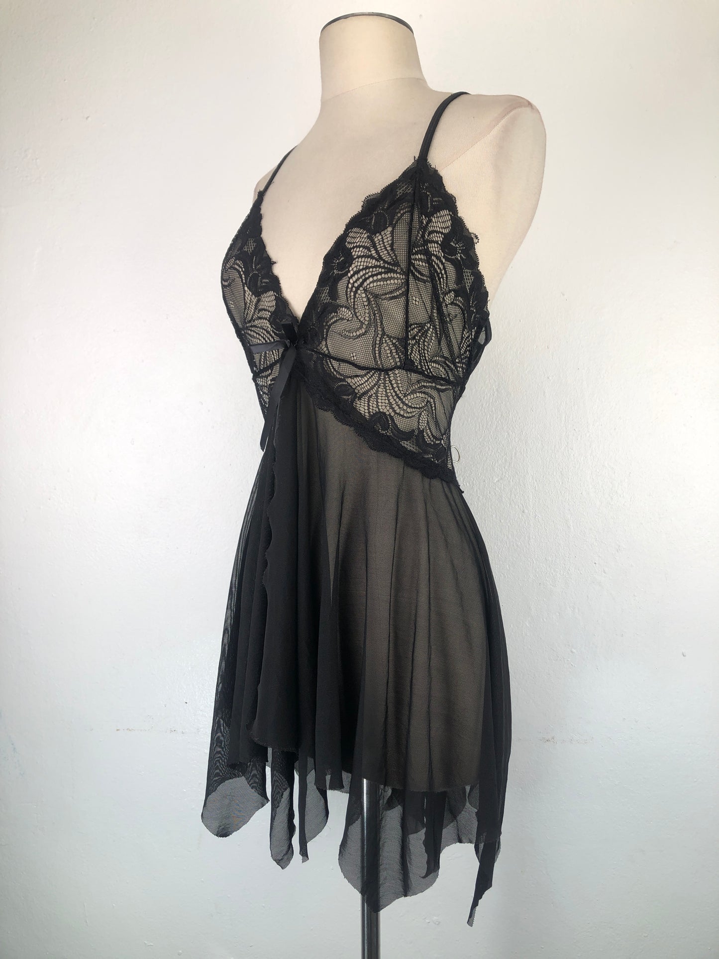 Batas De Dormi Negro Avidlove