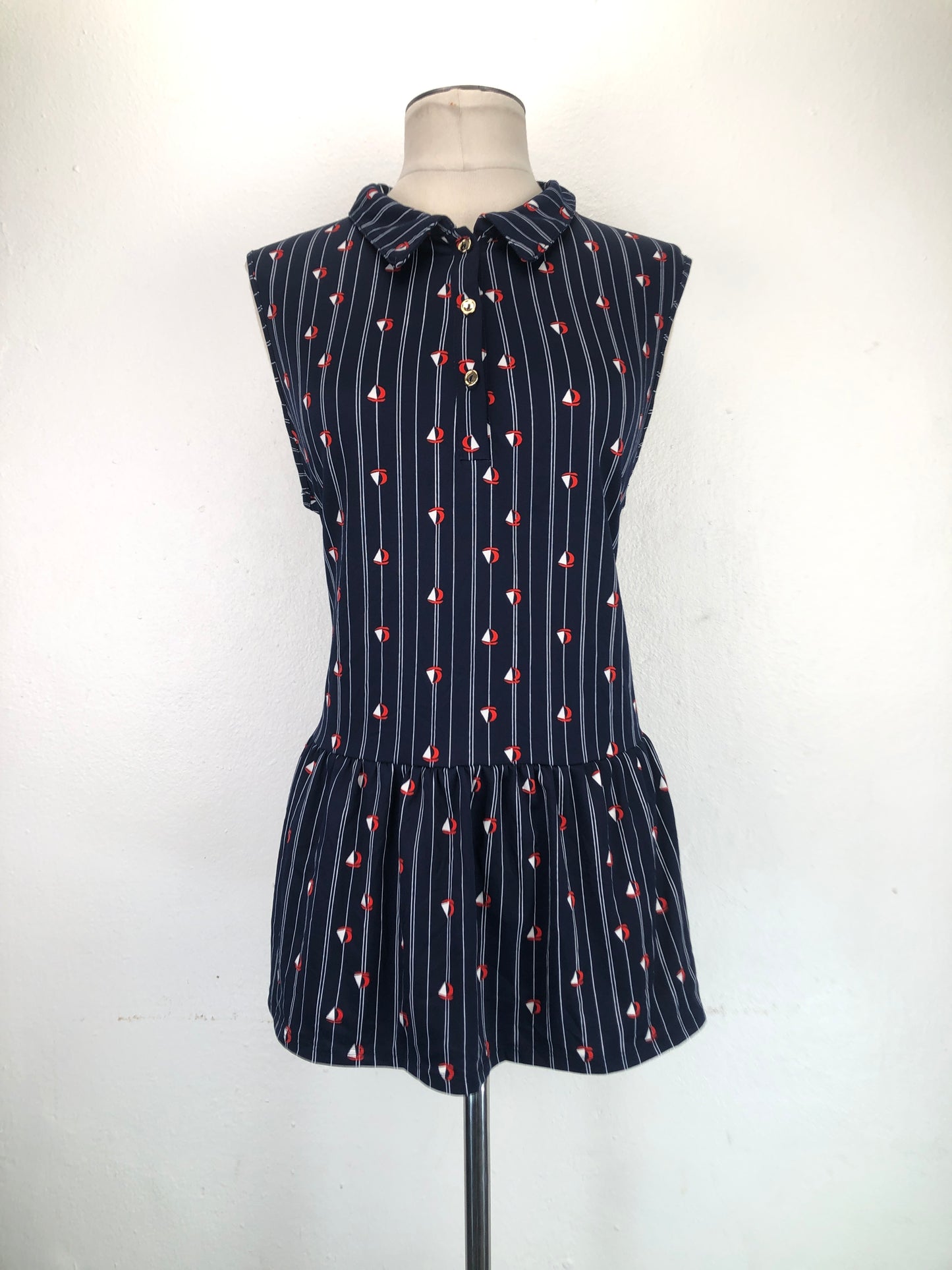 Blusa Azul oscuro de Rayas Per Seption Concept