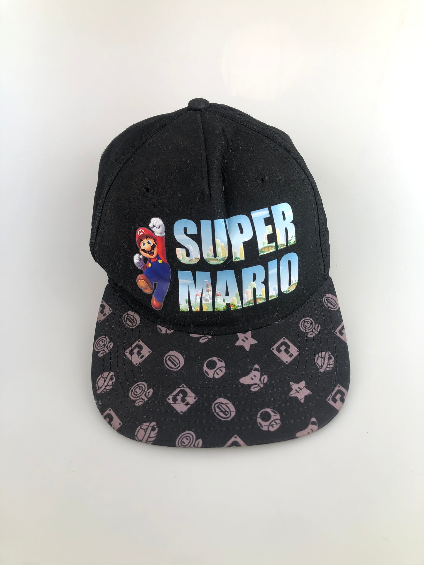 Gorra Negro Super Mario