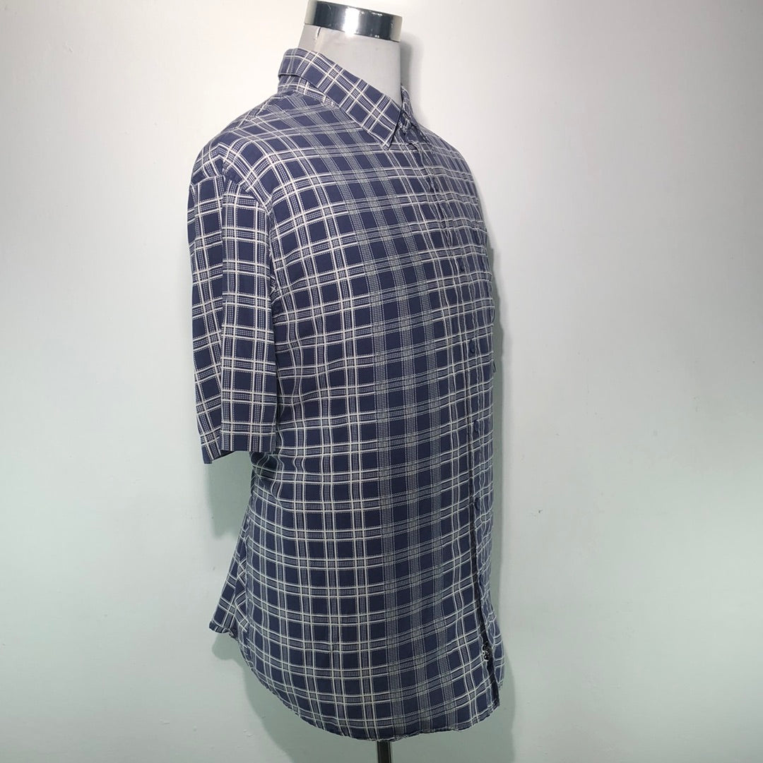 Camisa Azul de Cuadro Nat Nats
