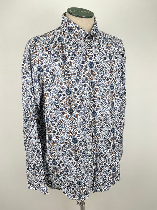 Camisa Blanco Floral Hart Schaffner Marx