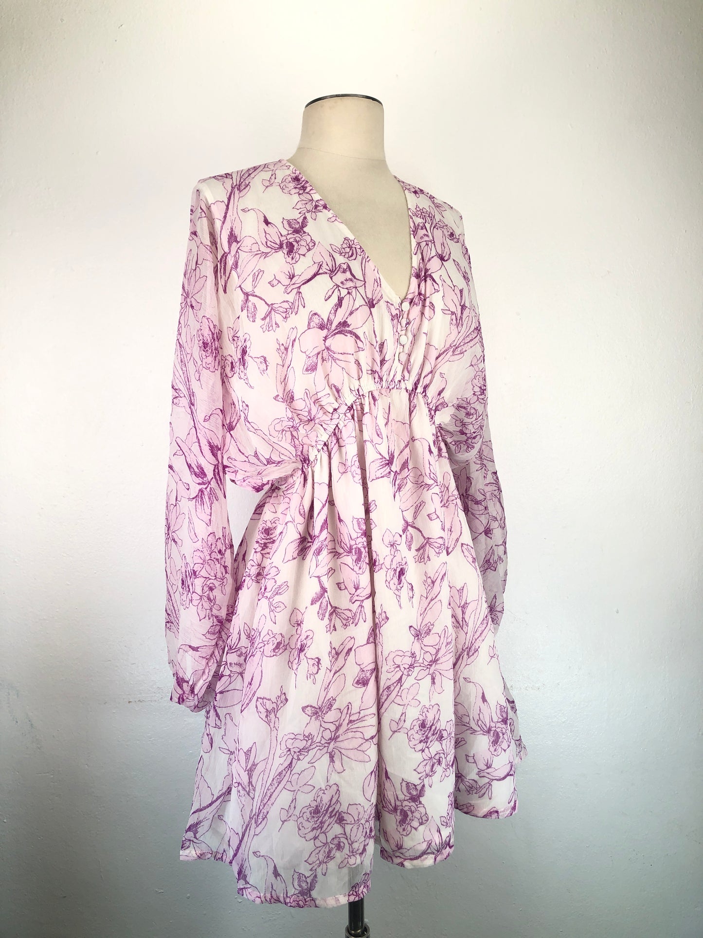 Vestido Morado De Flores A New Day