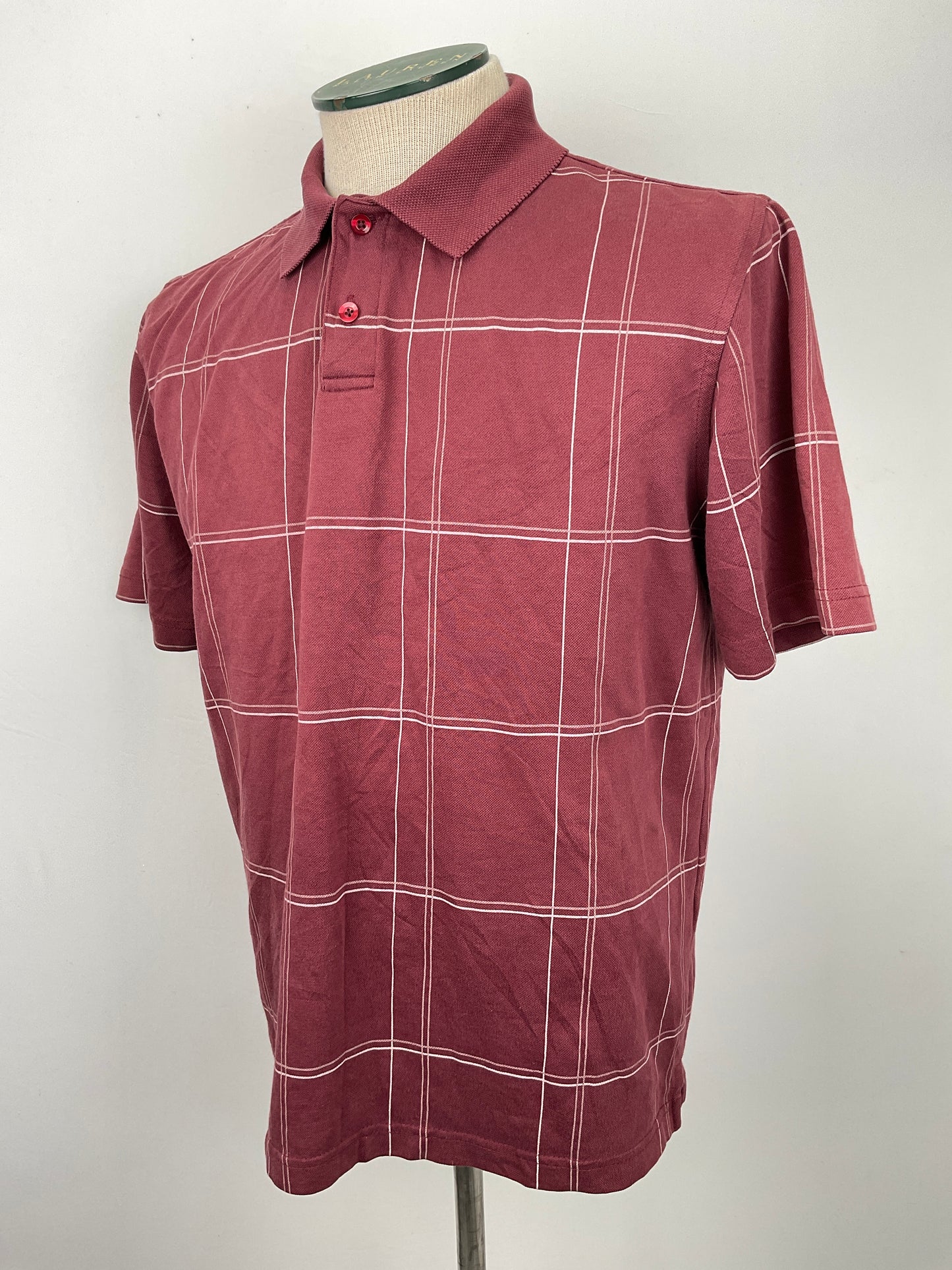 Camiseta rojo vino de Cuadro Vanheusen