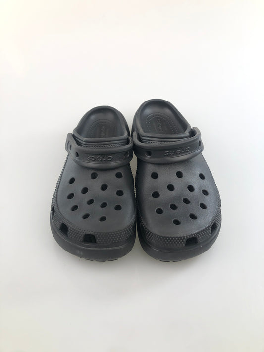 Sandalia Negro Plataforma Crocs