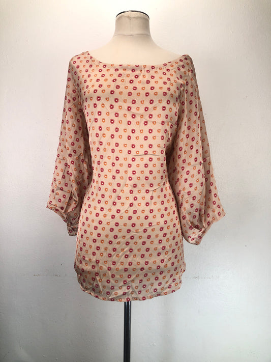 Blusa Nude de Lunares Variangis