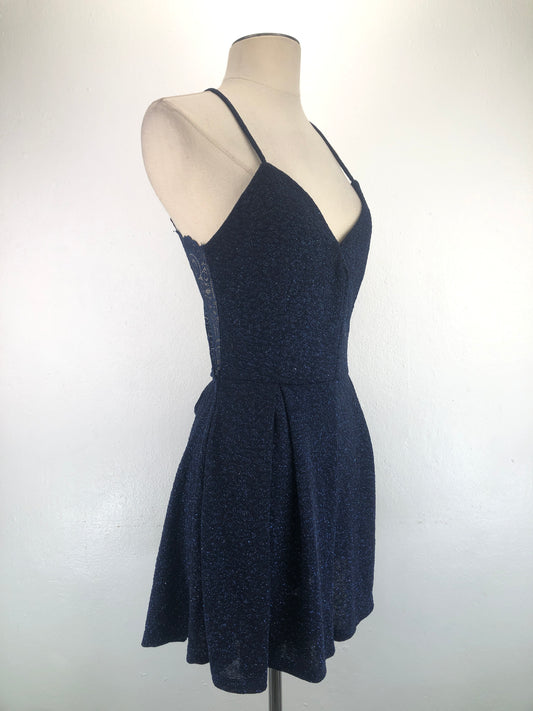 Enterizo Azul oscuro de Brillo Windsor