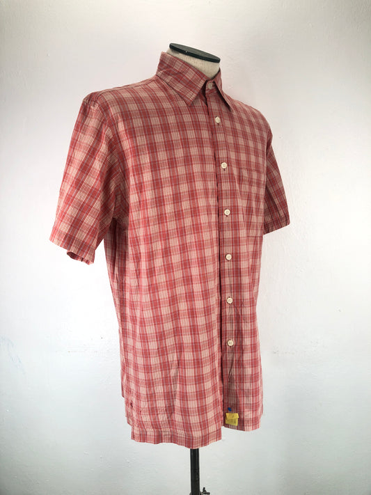 Camisa Naranja de De Cuadro Izod