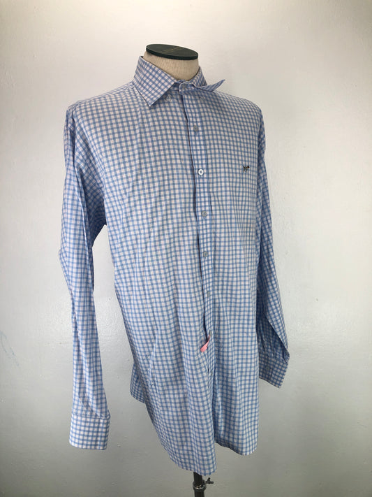 Camisa Azul claro de cuadro Southern Point Co