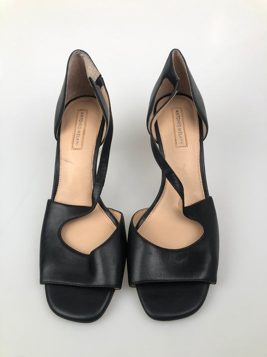 Zapatilla Negro de Tacon Antonio Melani