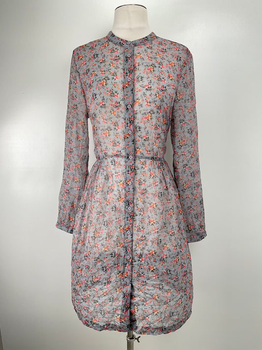 Vestido Gris floral French Connetion