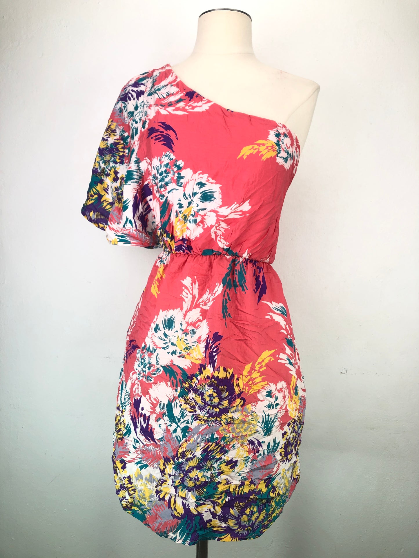 Vestido Rosado de Floral Blue Rair