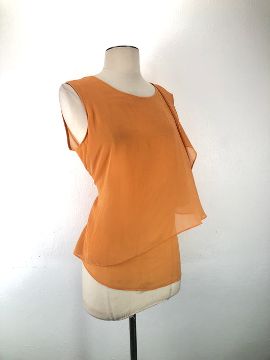 Blusa Naranja Zara Basic