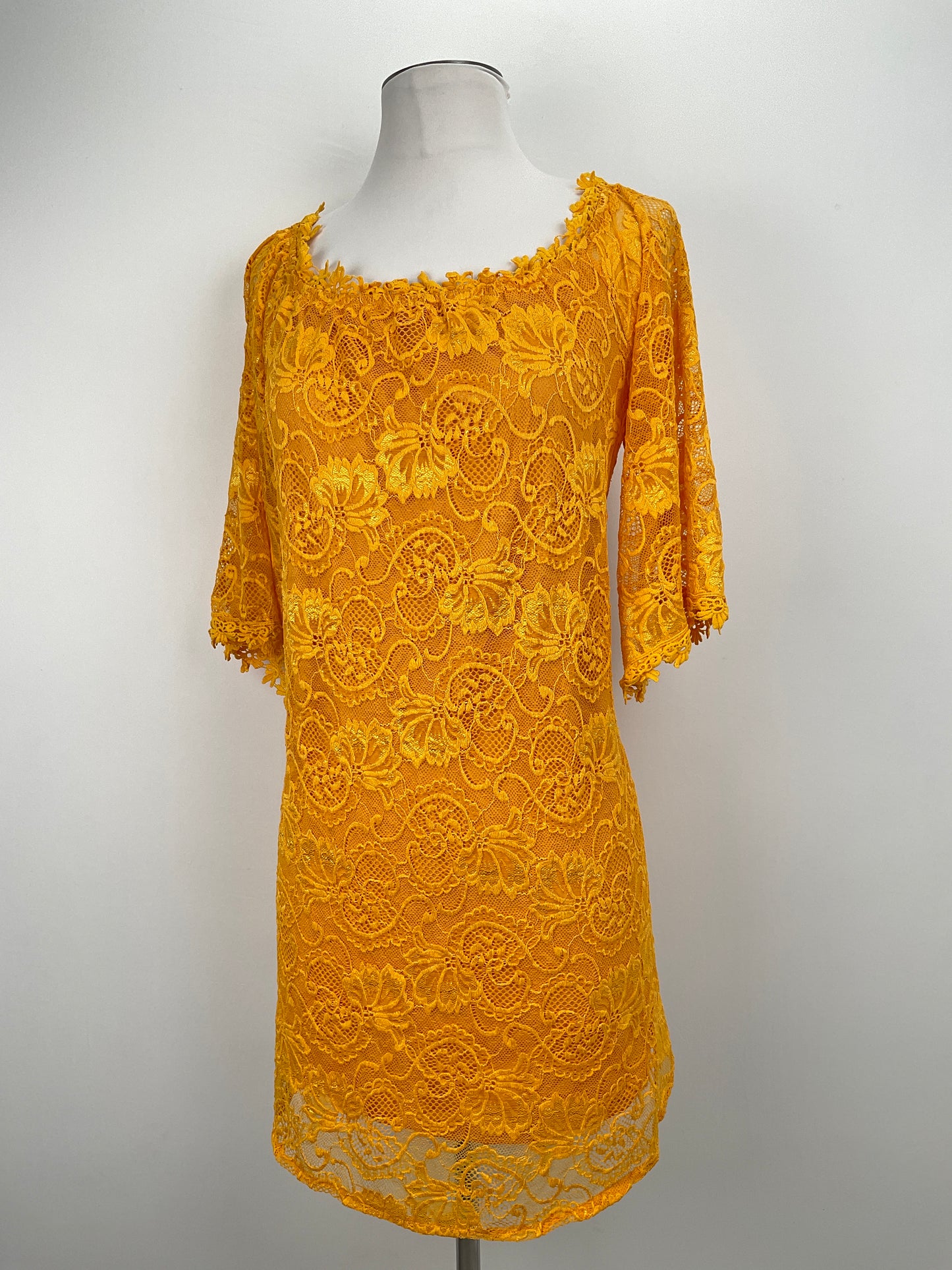 Vestido Amarillo Floral Miholl