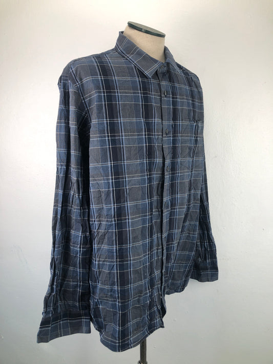 Camisa Gris De Cuadro Apt.9