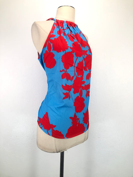 Blusa Azul de Flores Variangis
