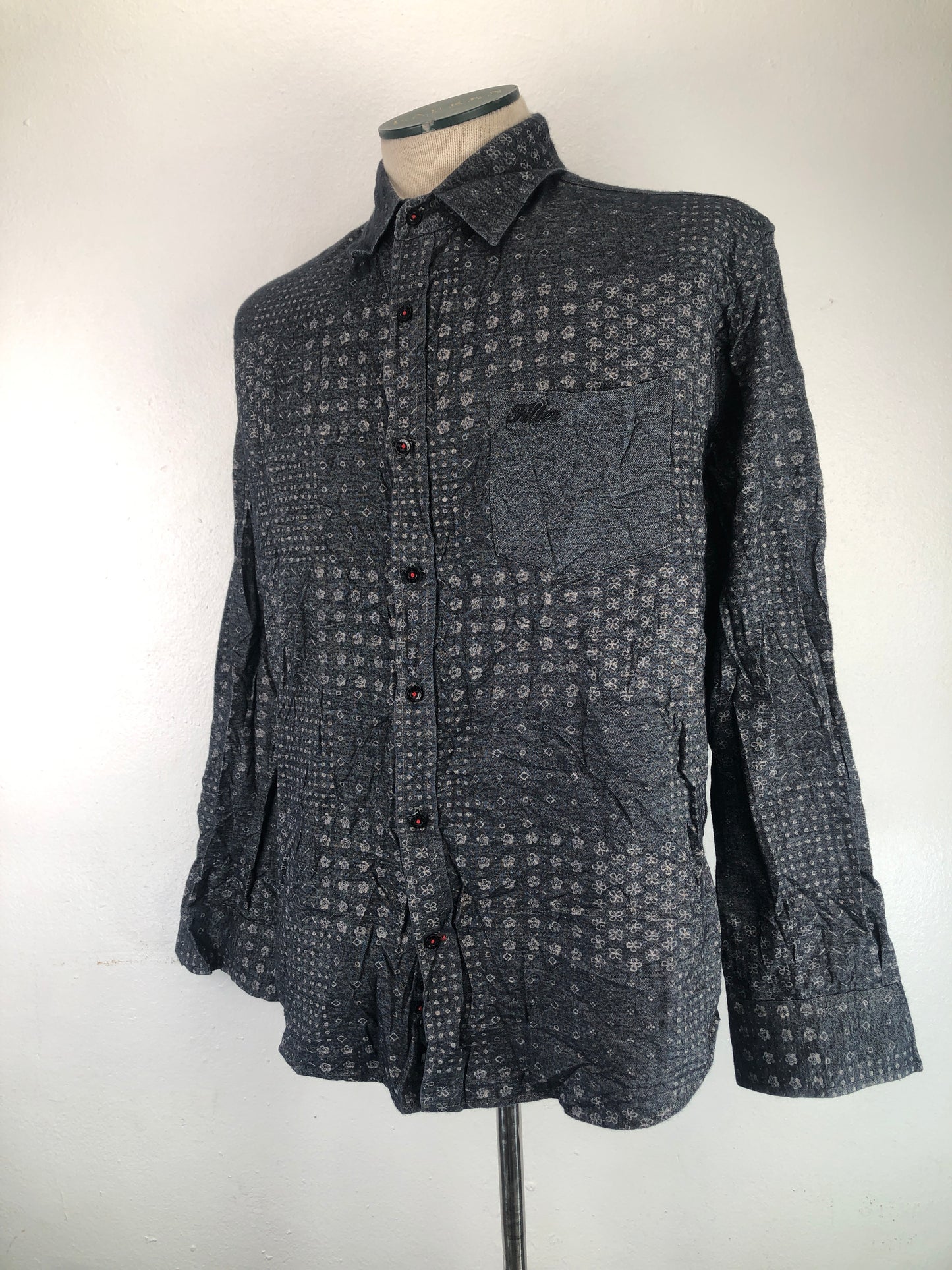 Camisa Gris Floral Fliter