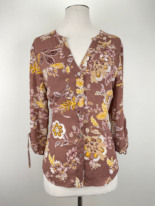Blusa Marron Floral New York Company